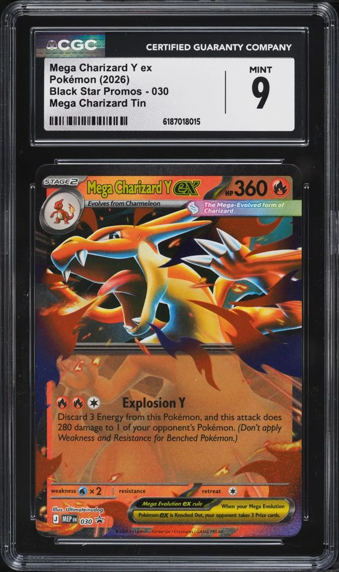 Mega Charizard Y EX CGC 9